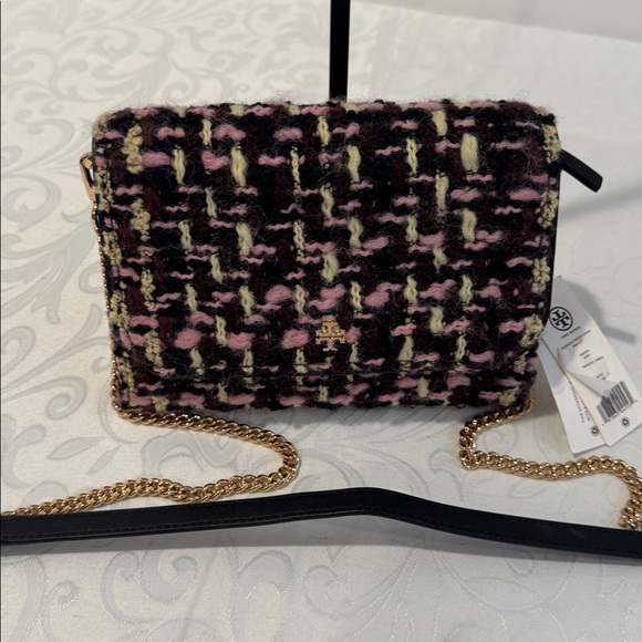 Tory Burch Tweed Emerson Crossbody Bag - Picture 12 of 12